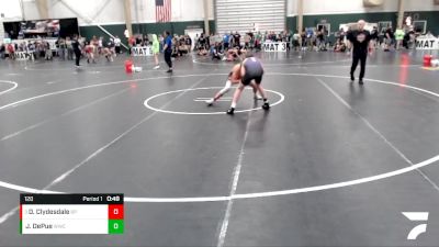 120 lbs Cons. Round 2 - Derek Clydesdale, Norton Wrestling Club vs Jaden DePue, Wray Wrestling Club