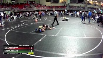 70 lbs Cons. Round 4 - Treyson Goebel, Syracuse Mat Club vs Kellen Malcolm, Waverly Wrestling Club