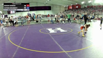 62 lbs 3rd Place Match - Mason Horman, Thoroughbred Wrestling Academy vs Cayson Brummett, Contenders Wrestling Academy