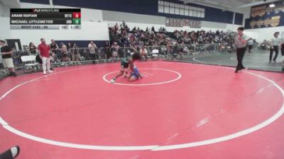 88 lbs Round 4 - Aram Rafian, World Team Training Center vs Michael Littlemeyer, Arete Wrestling Academy