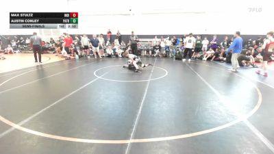 108 lbs Semifinal - Max Stultz, Indiana Outlaws White - HS vs Austin Conley, Patriot USA Wrestling Club - HS