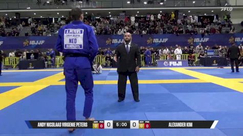 Alexander Kim vs Andy Nicolaas Virgenie Peters 2025 European Jiu-Jitsu IBJJF Championship
