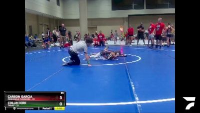 85 lbs Round 3 (6 Team) - Collin Kirk, TNAAU vs Carson Garcia, Panhandle Punishers