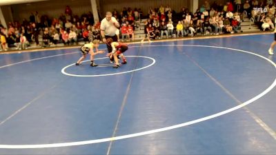 78 lbs Round 1 - Mason Ebner, Horizon vs Eli Johnson, McCook