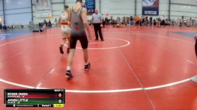 120 lbs Rd# 5- 3:45pm Friday Final Pool - Ryder Owen, Nauman Red vs Ayden Little, PA Blue