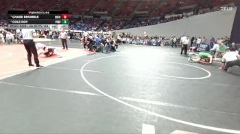 4A Boys 144 lbs Cons. Semi - Chase Brumble, Crook County Boys vs Cole Roy, Pendleton Boys