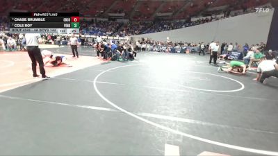 4A Boys 144 lbs Cons. Semi - Chase Brumble, Crook County Boys vs Cole Roy, Pendleton Boys