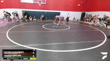 138 lbs Round 1 (6 Team) - Madison Freeland, Kansas Gold vs Myleigh Hammarbeck, High Plains Marauders