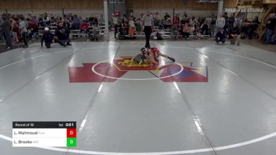 M 80 lbs Round Of 16 - Laith Mahmoud, Plains vs Lucas Brooks, Hop Bottom