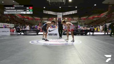 3rd Place Match - Evan Velez, Brawley Wrestling Academy vs Christopher Arreola, Rough House Wrestling