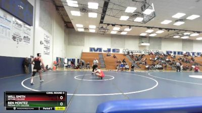 165 lbs Cons. Round 3 - Ben Montez, Fresno City College vs Will Smith, Skyline College