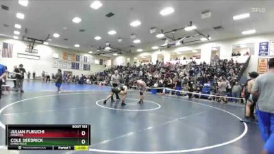 175 lbs Champ. Round 2 - Cole Deedrick, Chino Hills vs Julian Fukuchi, Cerritos