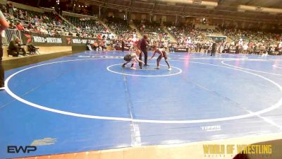 75 lbs Consi Of 4 - Bentley Melson, Backyard Brawlers vs Isaac Glover, Brushy Wrestling Club