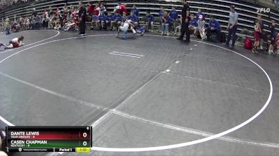 60 lbs Quarterfinals (8 Team) - Dante Lewis, Team Oregon vs Casen Chapman, Kentucky