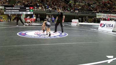 Intermediate Boys - 84 lbs 3rd Place Match - Carlos Mendoza, Yuba Sutter Combat Wrestling Club vs Jeremiah Garcia, Total Kaos Wrestling Club