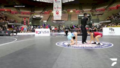 Cons. Round 3 - Arleth Leon, Glendora High School Wrestling vs Jalissa Lopez, Folsom High School Wrestling
