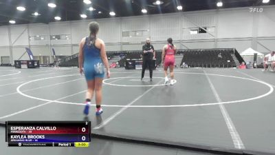 155 lbs Round 2 (6 Team) - Esperanza Calvillo, Minnesota vs Kaylea Brooks, Arkansas Blue