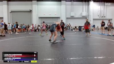 170 lbs Round 3 (8 Team) - Leolyn Karnowski, Black Mambas vs Aurora Edwards, Untouchables