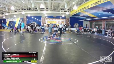 150 White Cons. Round 3 - Ethan Gardner, Wellington Community Hs vs Logan Lucmuso, Winter Park