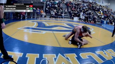 133 lbs Consy 2 - Aj Snatchko, West Allegheny vs Seth Miller, Bethel Park