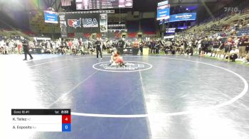 106 lbs Cons 16 #1 - Kyzer Tellez, Arizona vs Alex Esposito, New Jersey