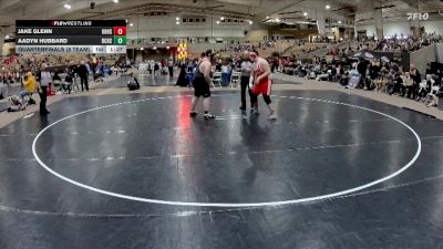 285 lbs Quarterfinals (8 Team) - Aadyn Hubbard, Bradley Central High School vs Jake Glenn, Knoxville Halls High School