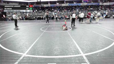 53 lbs Consolation - Remington Lederer, Prescott Valley BigHorns vs Eli Dicus, Raw Wc