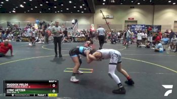 100 lbs Round 2 (6 Team) - Maddox Fields, Untouchables Purple vs Lyric Hetzer, Ohio Gold