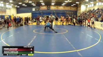 157 lbs Cons. Round 3 - Pedro Machado, Mayhem Wrestling Club vs Roman Saballos, FLorida Christan Academy