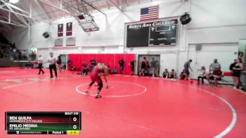 133 lbs 3rd Place Match - Emilio Medina, Mt. San Antonio vs Ben Quilpa, Sacramento City College
