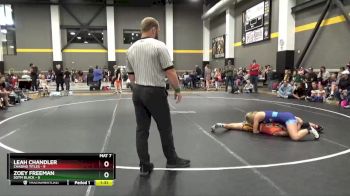 124 lbs Round 1 (6 Team) - Leah Chandler, Chasing Titles vs Zoey Freeman, SOTM Black