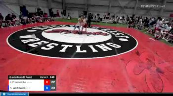 100 lbs Quarterfinals (8 Team) - Joel Friederichs, Minnesota Red vs Nathan Walkowiak, Team Michigan Blue