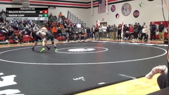 190 lbs Semifinal - Malachi Rothlisberger, North Fayette Valley vs Maison Copp, AP-GC