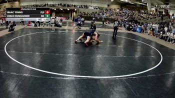 190 lbs Semis (4 Team) - Jonah Bumgarner, Chattanooga Christian School vs Isaac Young, Pope Saint John Paul II Preparatory School