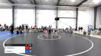 48 kg Prelims - Avery Kibelbeck, Wyoming Seminary (W) vs Caitlin Rankin, Hammer Chicks