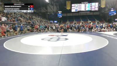 138 lbs Champ. Rd Of 128 - Riggin Montgomery, Idaho vs Johnathan Marth, Wisconsin