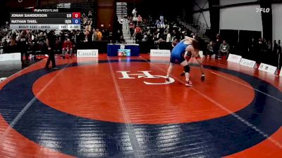 60kg Cons. Round 6 - Jonah Sanderson, Saskatoon Junior Huskies vs Nathan Thiel, Unaffiliated (No Club Attachment)