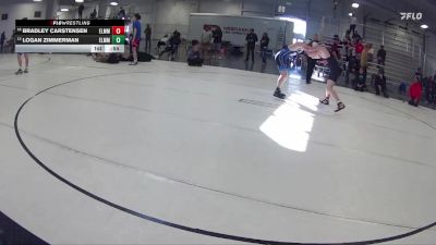 141 lbs Cons. Round 5 - Logan Zimmerman, Team Zapas Wrestling Club vs Bradley Carstensen, Elkhorn Mount Michael