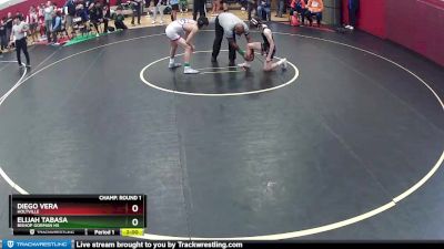 106 lbs Champ. Round 1 - Diego Vera, Holtville vs Elijah Tabasa, Bishop Gorman HS