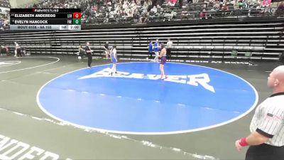 6A 155 lbs Cons. Round 1 - Elizabeth Anderegg, Lehi vs Evelyn Hancock, Fremont