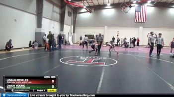 75 lbs Cons. Semi - Owen Young, Ironclad Wrestling Club vs Logan Peoples, Ohatchee Youth Wrestling