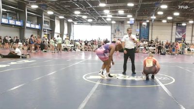 185 lbs Rr Rnd 3 - Madison Shrader, Indiana Outlaws Purple vs Mahalia Adams, 5forty Lady Brawlers