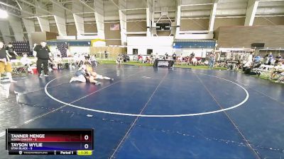 165 lbs 2nd Wrestleback (16 Team) - Tanner Menge, North Dakota vs Tayson Wylie, Utah Black