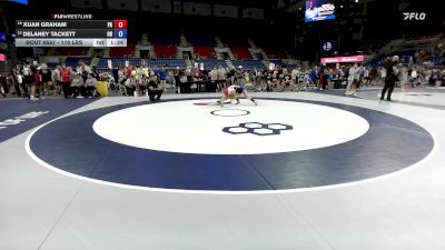 110 lbs Cons. Rd Of 16 - Xuan Graham, PA vs Delaney Tackett, OH