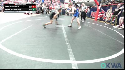 96 lbs Rr Rnd 2 - Addilyn Ashton, Bartlesville Wrestling Club vs Blake Holzbaugh, Team Guthrie Wrestling