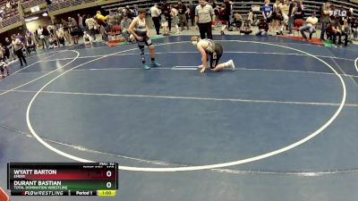 160 lbs Quarterfinal - Durant Bastian, Total Domination Wrestling vs Wyatt Barton, Emery