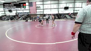 170 lbs 5th Place Match - Isabela Bates, Grantsville vs Isabella Galarza, Carbon