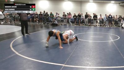 120 lbs Round Of 16 - Mason Jakob, TN vs JoJo Burke, NJ