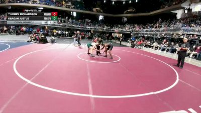 6A 165 lbs Cons. Round 1 - Henry Richardson, Arlington Lamar vs Keagan Justus, Prosper