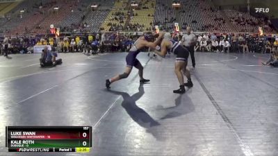 157 lbs Finals (2 Team) - Kale Roth, Dubuque vs Luke Swan, Wisconsin-Whitewater